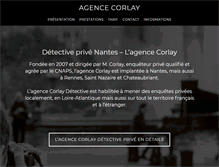 Tablet Screenshot of detective-corlay-nantes.com